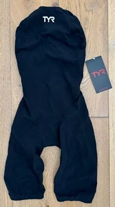 TYR Damen 28L schwarz Tracer Light Aeroback Schwimmen FINA Short John Made in USA neu - Bild 1 von 8