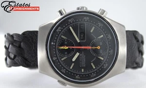 1970's CITIZEN Citizen Chronograph Spider Flyback 8110 Automatic Men's Watch - Picture 1 of 12