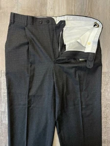NWT Zanella Alfred Wool Pants Size 32 Gray - Picture 1 of 7