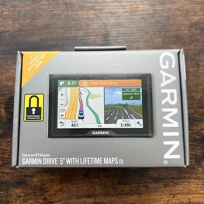 Garmin Drive 5 LM EX  LCD Display Auto GPS -new sealed - Image 1 of 4