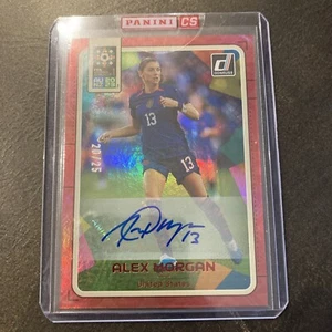 2023 Donruss FIFA Women’s World Cup Alex Morgan SP Auto Red Autograph Sealed - Picture 1 of 6