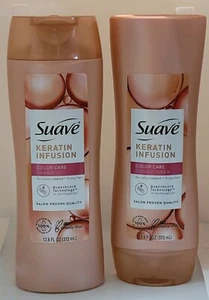 SUAVE Color Care Shampoo & Conditioner Keratin-Infusion UV Complex Low Sulfate - Picture 1 of 1