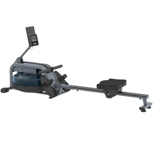 SPORTNOW Water Rowing Machine with Adjustable Resistance, Vertical Storage - Picture 1 of 11
