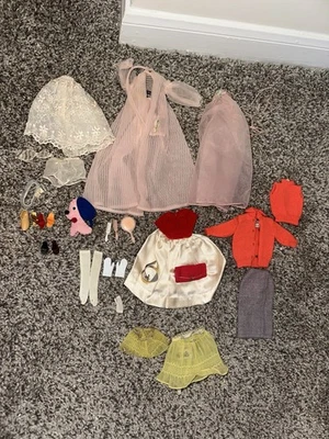 Vintage barbie clothes Accessories 1959 1960s Lot TM & R Tagged Nice - Image 1 of 4