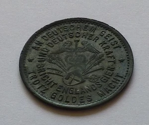 Dinero de emergencia: Hattingen (Ruhr) 50 Pfennig 1917, dinero de emergencia alemán de la Primera Guerra Mundial - Imagen 1 de 2