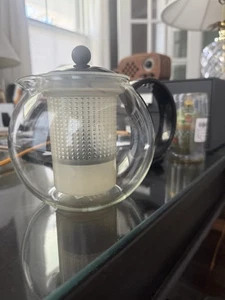 Bodum Assam Glass Tea Press With Built In Filter And Lid 1 Quart New - Picture 1 of 3