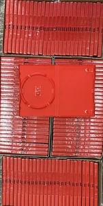 Red Amaray DVD Cases Brand New Read Description X100 - Afbeelding 1 van 2