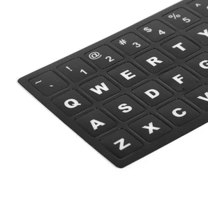 Englischer Tastaturaufkleber Ersatz-Tastaturaufkleber Für Desktop-PC Lapt DON - Afbeelding 1 van 22
