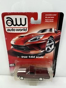 Raro Auto World 1966 Chevy El Camino Ultra Red Chase - Foto 1 di 3