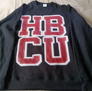 Port & Company Mens HBCU Sweatshirt Black Size XT  - Picture 1 of 4