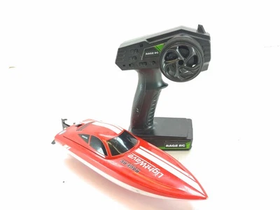 Rage RC LightWave Barco Eléctrico Micro RTR Piscina Corredor Estanque 2.4GHz 2s LED Divertido Rojo Foto 1 de 4