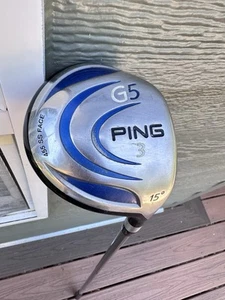 Ping G5 3 Driver 15° TFC100 F Regular Flex Graphite Shaft - Picture 1 of 7