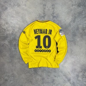 PARIS SAINT-GERMAIN 2017/18 NEYMAR JR PLAYER ISSUE AWAY FOOTBALL SHIRT JERSEY S - Picture 1 of 10