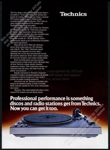 Technics SL-1600 1978 tocadiscos foto anuncio impreso vintage - Imagen 1 de 7
