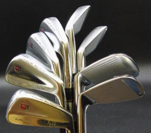 Set of 8 x Wilson Staff Tour Blade FG59 Forged Irons 3-PW Regular Steel Shafts - Picture 1 of 6