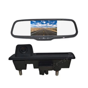 Backup Camera & Monitor For Volkswagen VW Passat Tiguan Golf Touran Jetta Sharan - Picture 1 of 11