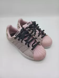 Adidas Superstar rosa Schuhe Turnschuhe Größe US 4 rosa Muschel Zehenpartie tarnfarben - Bild 1 von 16