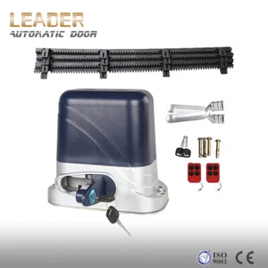 Electric sliding gate opener, AC motor automatic gate with 4m rack and 2 remotes - Picture 1 of 10