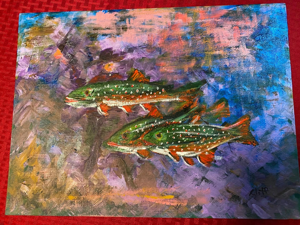 Trocha de arroyo bajo presión - arte popular único en su clase Foto 1 de 1