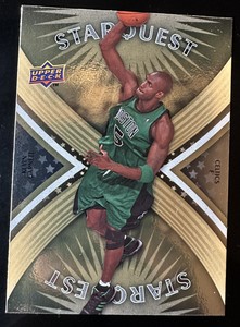 KEVIN GARNETT 2008-09 NBA Upper Deck GOLD ULTRA RARE STARQUEST Card #SQ-12