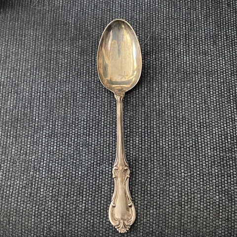 Sterling Silver Serving Spoon Joan of Arc International 8.25" 61.2g Cover