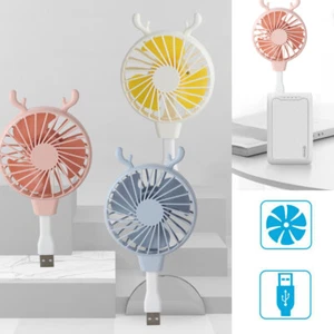 USB Cooling Mini Fan Portable Travel Car Home Office Flexible Mini USB Desk Fan - Picture 1 of 11