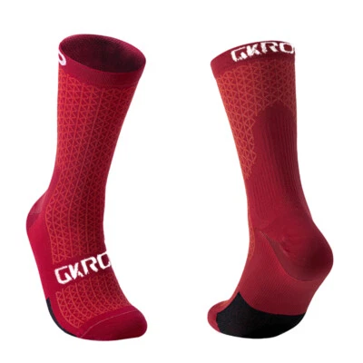 Calcetines Deportivos Profesionales Ciclismo Correr Unisex Calcetín Transpirable Hasta la Rodilla Hombres Foto 1 de 4