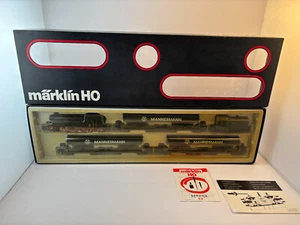 Märklin H0 2854 Mannesmann Rohrzug BR 86 & 3 Waggons mit Rohrladungen / Leitwagen - Bild 1 von 8