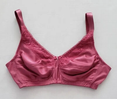 Sujetador Amoena 34B Nancy 44429 sin alambre sin forro bolsillo mastectomía rosa polvoriento Foto 1 de 4