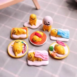 Gudetama the Lazy Egg Dessert Mini Figurine Toy 8 pcs/set - Picture 1 of 1