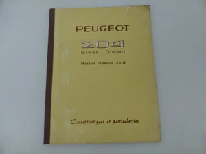 peugeot 204 break diesel moteur indenor XLD 1968 caracteristiques - Imagen 1 de 11