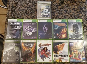 Microsoft Xbox 360 - Lot Of 11 Video Games TESTED FAST SHIPPING - Picture 1 of 2