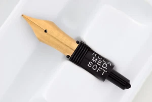 NOS New Osmiroid 65 75 Star-Flo Rola Medium Soft Rolatip Screw In Nib - Picture 1 of 9