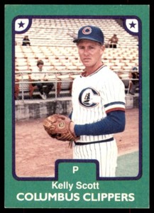 1984 TCMA Minor League Kelly Scott (F) Columbus Clippers #19