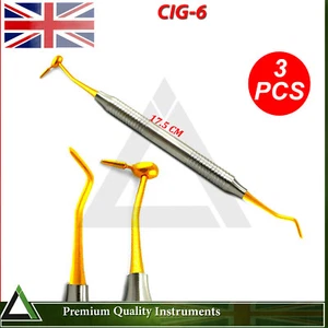 Dental Komposit Instrument CIG-6 Gold Titan Spitze Zahnmedizin Werkzeuge CE - Bild 1 von 3