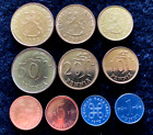 Finland 5 Coins Set 1, 5, 10, 20, 50 Pennia Unc World Coins