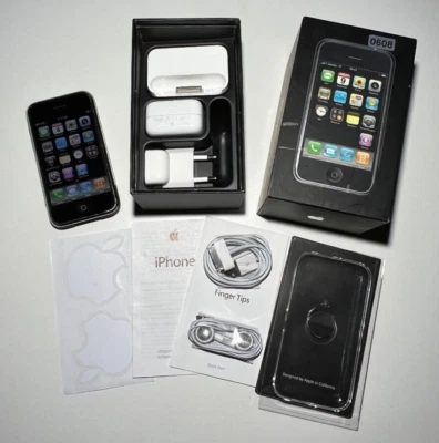 Apple iPhone 1. Generation 8 GB 2G 1G 1st Gen 8GB Top A1203 Model 2007 OVP #608 - Bild 1 von 4