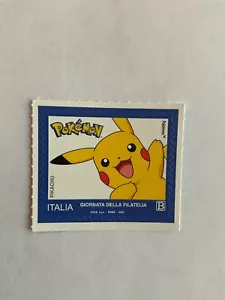 Italy 2024 Pikachu Pokemon Animation Collectible Stamp New Unused - Picture 1 of 1