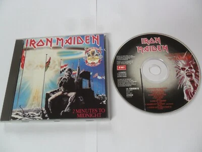Iron Maiden – 2 Minutes To Midnight / Aces High (CD 1990) UK Pressing - Image 1 of 4