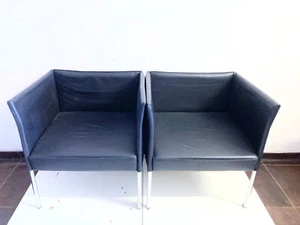 2 Ledersessel von KFF Design 90er Jahre - Bild 1 von 11