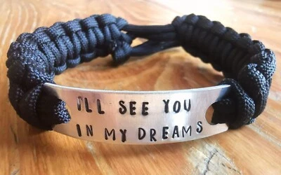 Springsteen I'll See You In My Dreams Paracord Wristband - Image 1 of 3