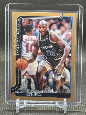 Baloncesto insignia Topps 2025-26 - Shaquille O’Neal lámina de bronce #/2025 260 Foto 1 de 2