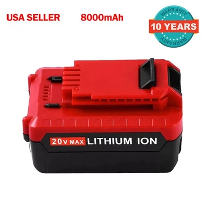 FOR PORTER-CABLE 20Volt 8.0Ah For Porter Cable 20V MAX PCC682L PCC685L Lithium-ion Battery 8AH