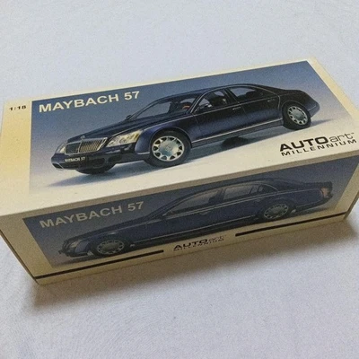 AUTOart 1/18 Maybach 57 SWB Côte d’Azur Blue Dark Diecast Model Car - Immagine 1 di 4