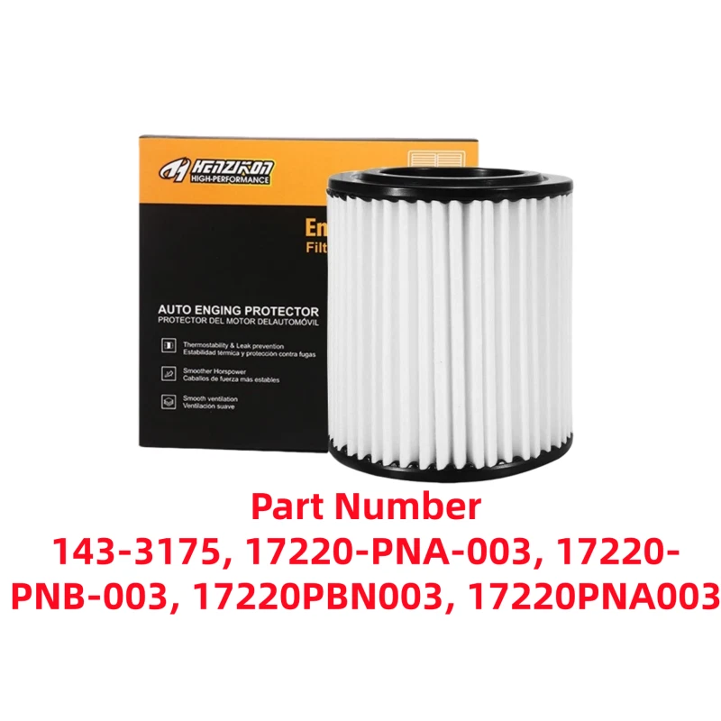 FILTRO DE AIRE MOTOR 17220-PNA-003 2002 - 2006 Acura RSX Honda CR-V 2,0 L 2,4 L Foto 1 de 4