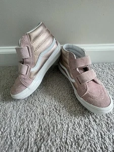 Zapato Vans Little Kids SK8 Mis Reedición V Metálico Es Oro Rosa Rosa Talla 12 - Imagen 1 de 8