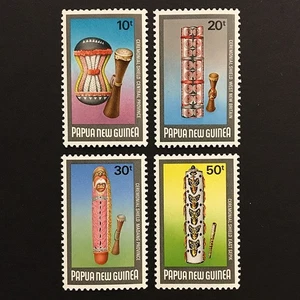 PNG Papua New Guinea 1984 complete set MNH ** instruments Sc#604-607 SG#483-486 - Picture 1 of 1