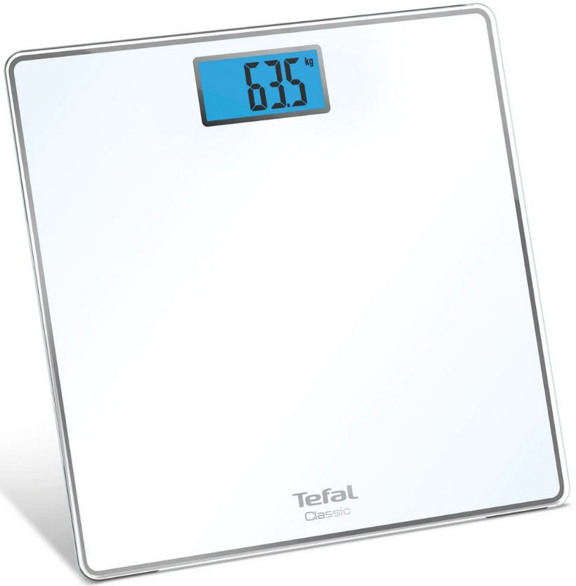 Pèse-personne électronique Tefal PP1501V0 160 kg verre blanc