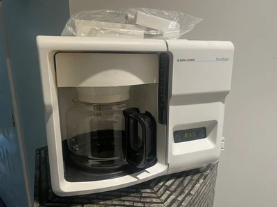 Black & Decker Coffee Maker - SPACEMAKER 12 Cup ODC325 Digital Clock w/Brackets! - Image 1 of 4