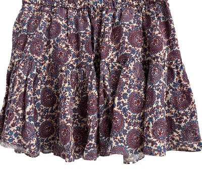 J. Falda Crew de lino forrada floral para mujer talla M mediana elástica Foto 1 de 4